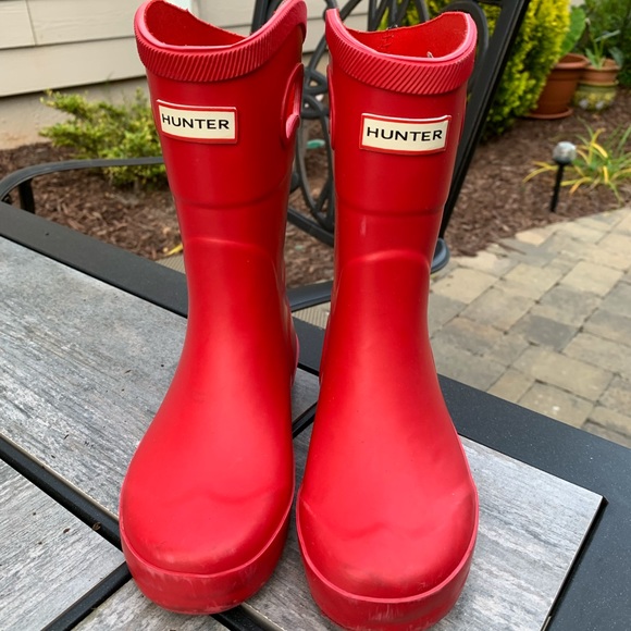 Hunter Other - Hunter Kids Classic Rain Boots Red Size 11